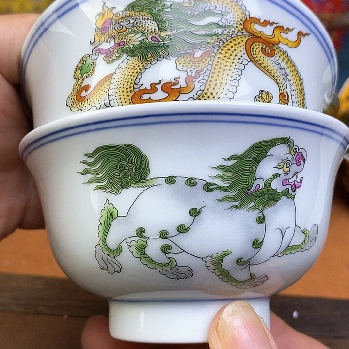 景德镇陶瓷藏式茶碗