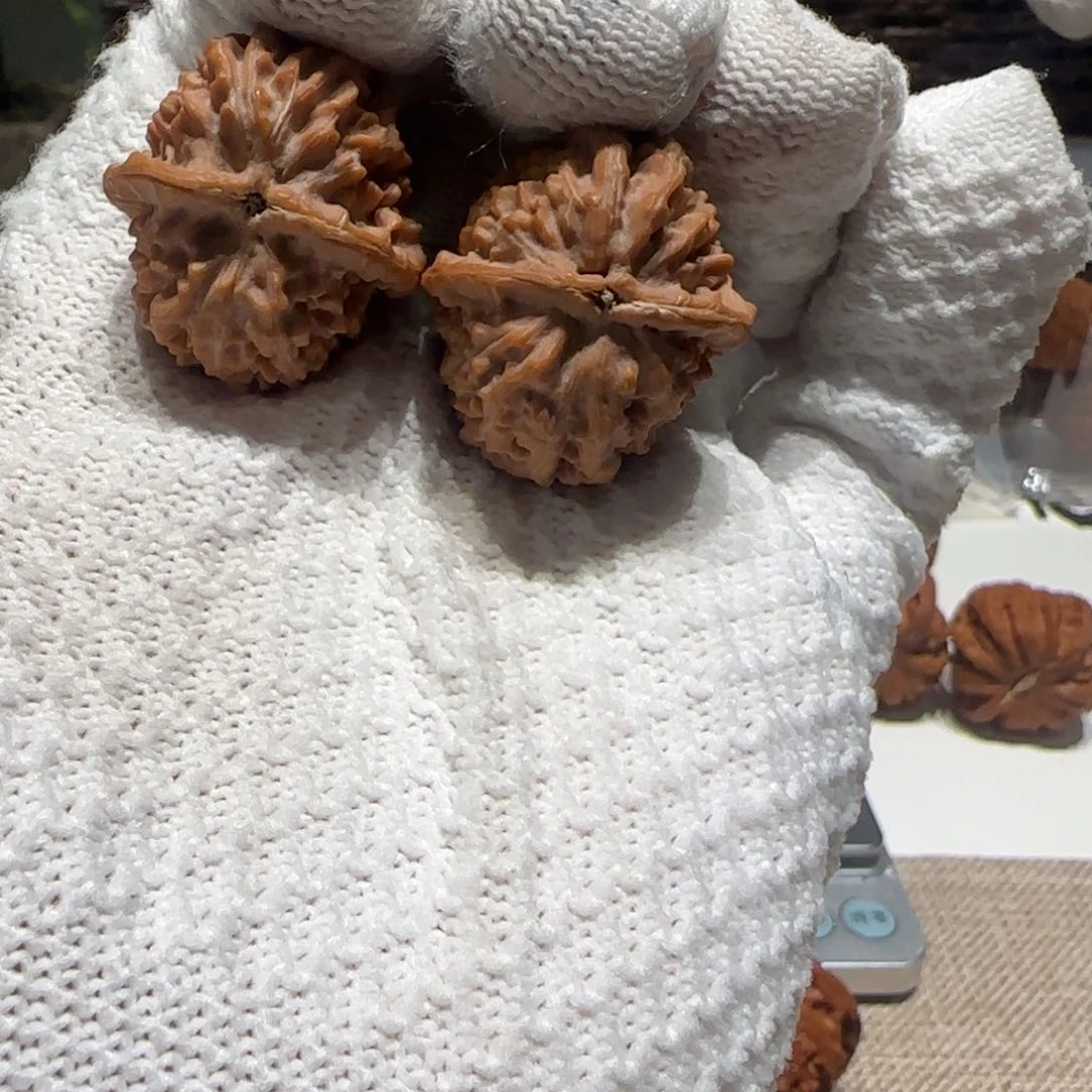 单***子文玩核桃把件荔枝纹