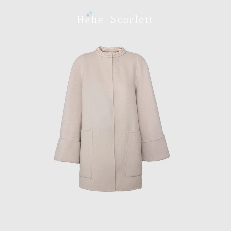【12月第三期】你的呵呵｜优雅静奢经典轮廓线精裁斗篷羊绒大衣