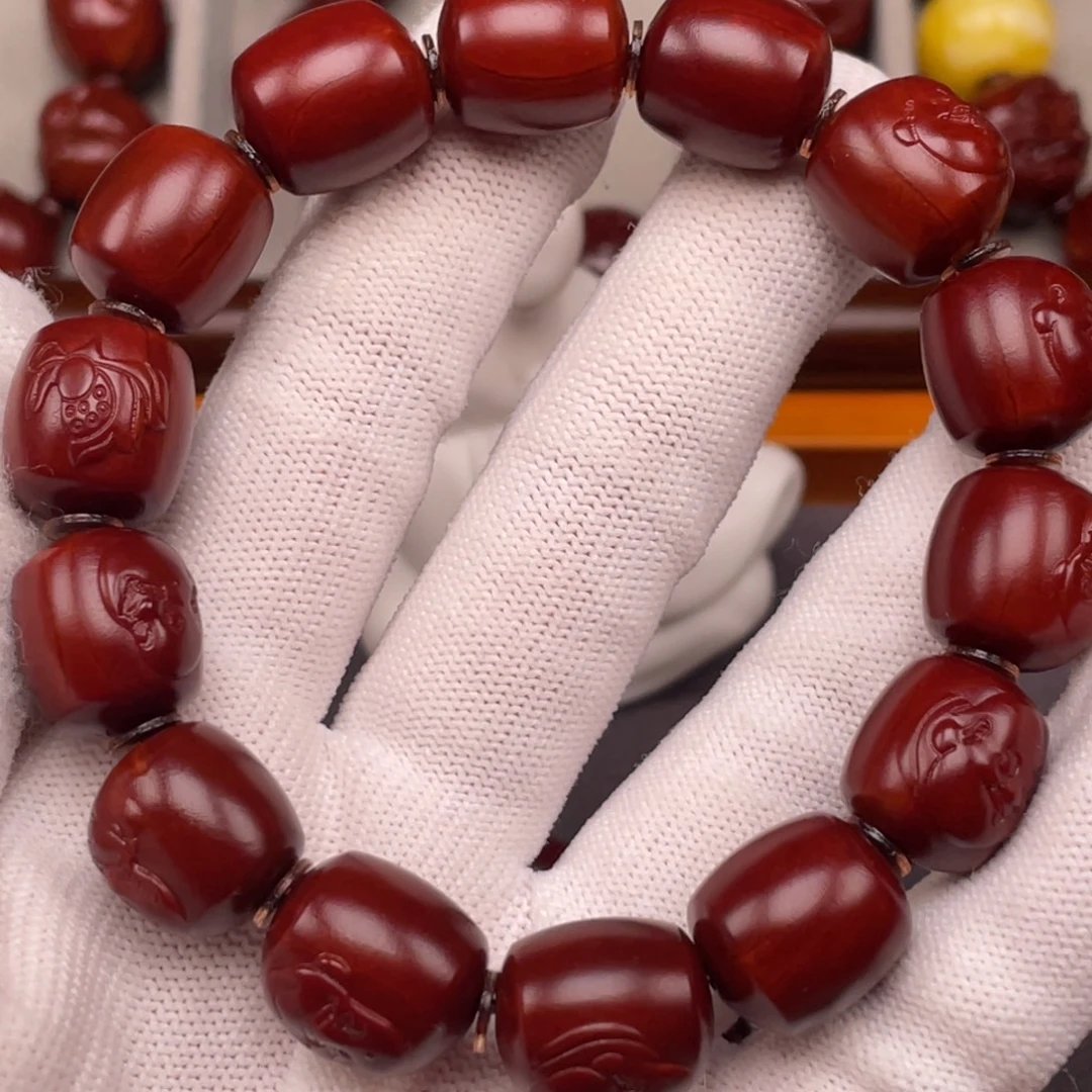 思***考手串/手链橄榄核老型弥勒