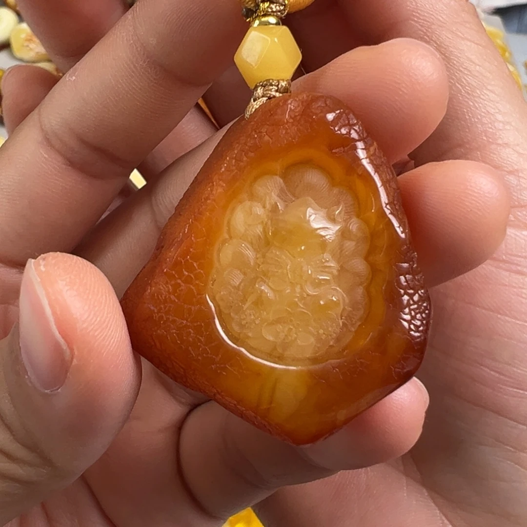 蜜蜡未镶嵌裸石蜜蜡