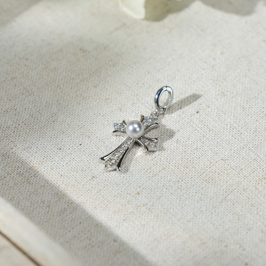 【小雪臻选】海水真多麻吊坠-S925银镶-HR5005|BZZ5