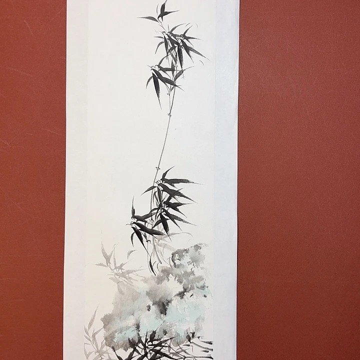 国画听兰老师花鸟