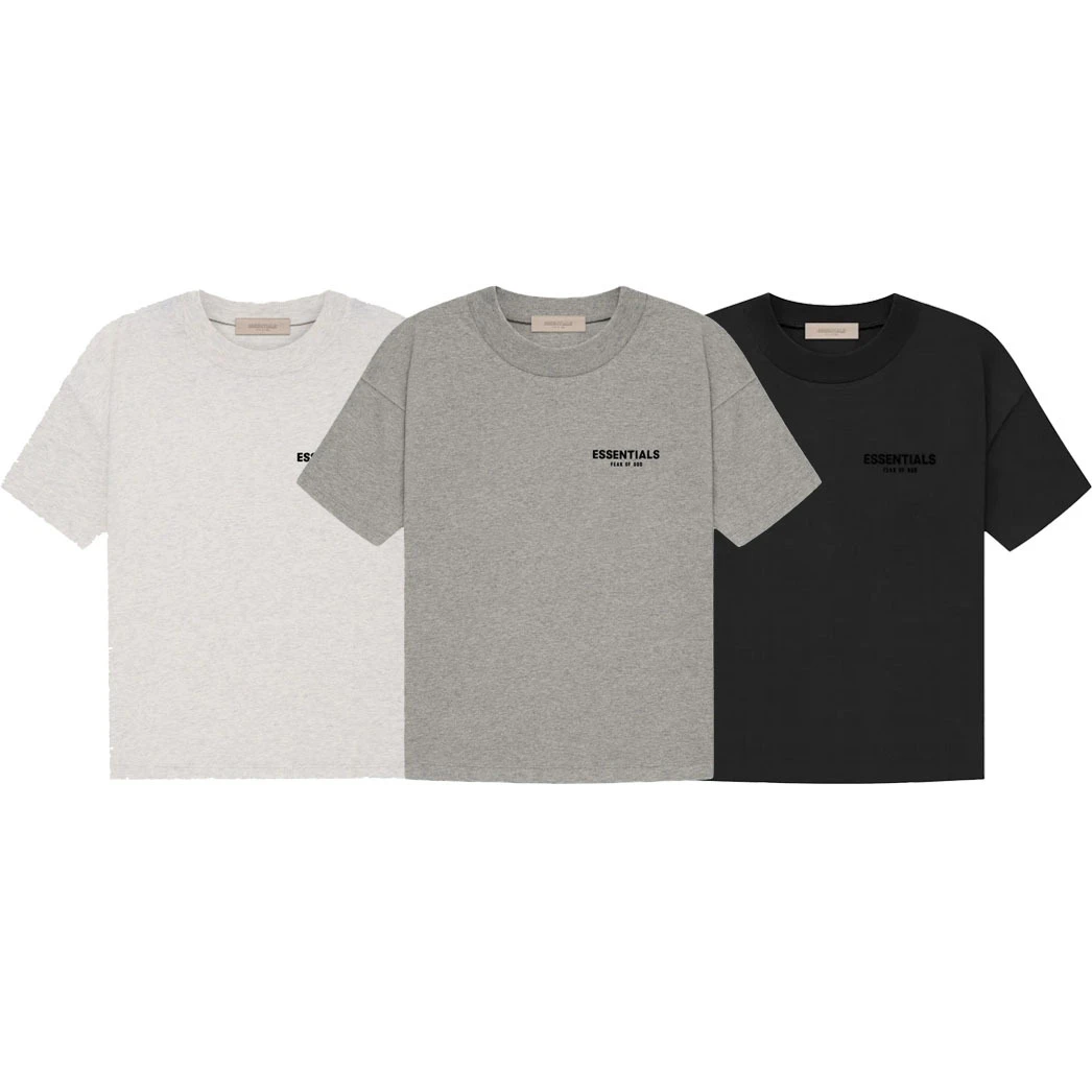 ESS第八季S22前后植绒短袖夏季宽松圆领