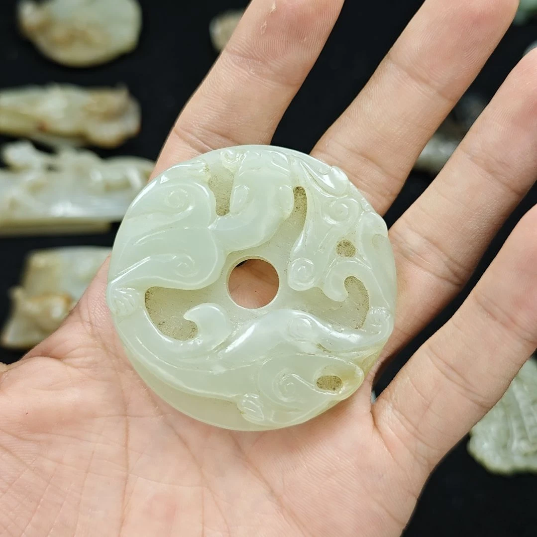 启***航和田玉（糖玉）未镶嵌挂件