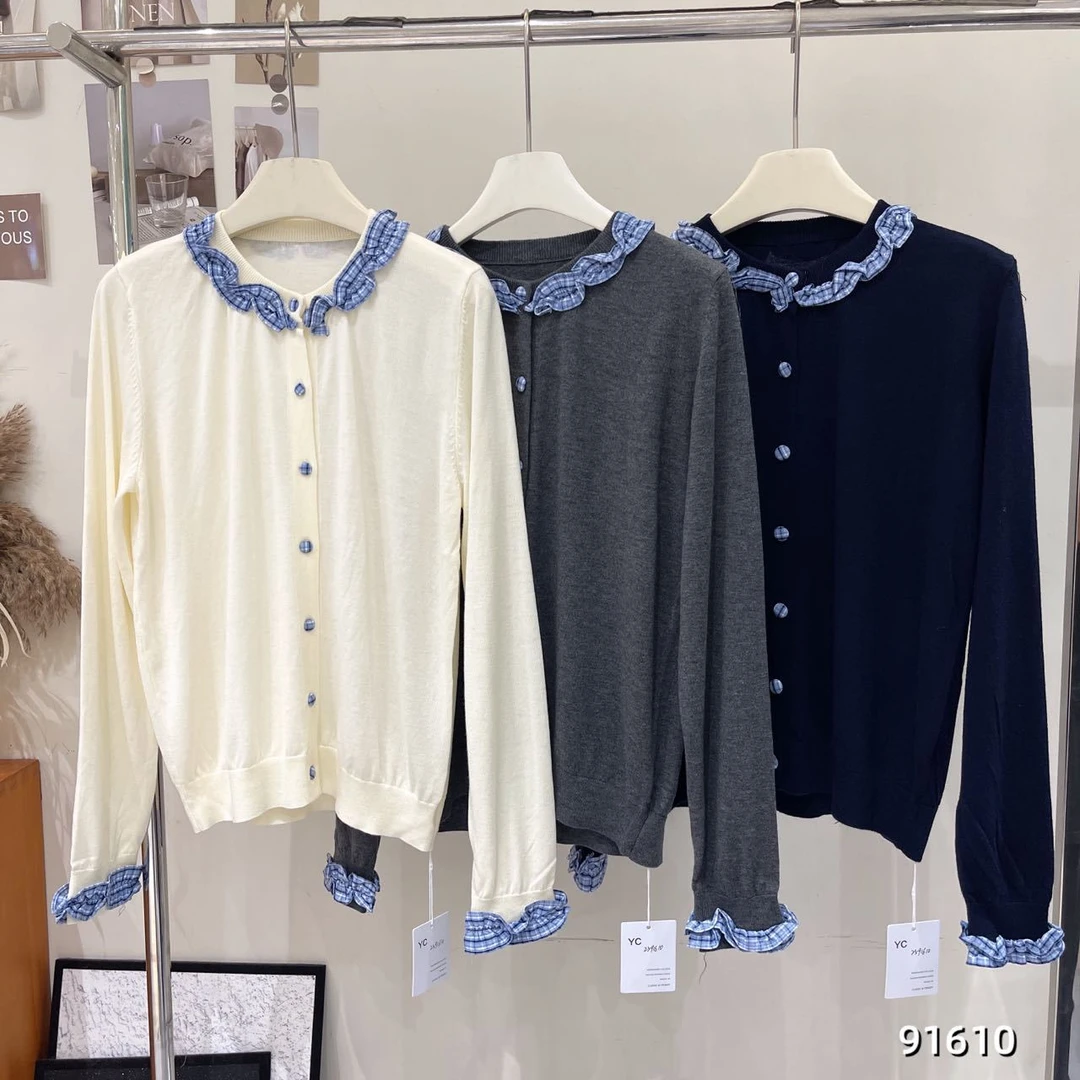 【大仙家】B099 十三行秋款韩式上衣舒适时尚百搭女士秋季