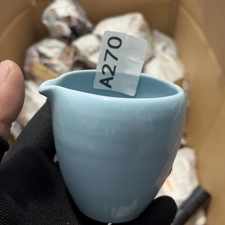 瓷片茶摆件工艺品摆件666