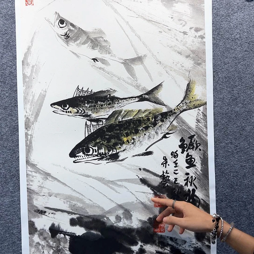国画纯手绘系列画心