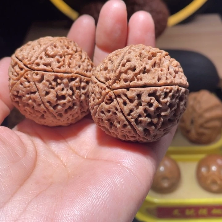 桃核把件五瓣金刚菩提42