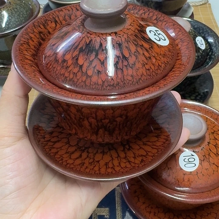 海***高茶盏35 坚记茶盏摆件
