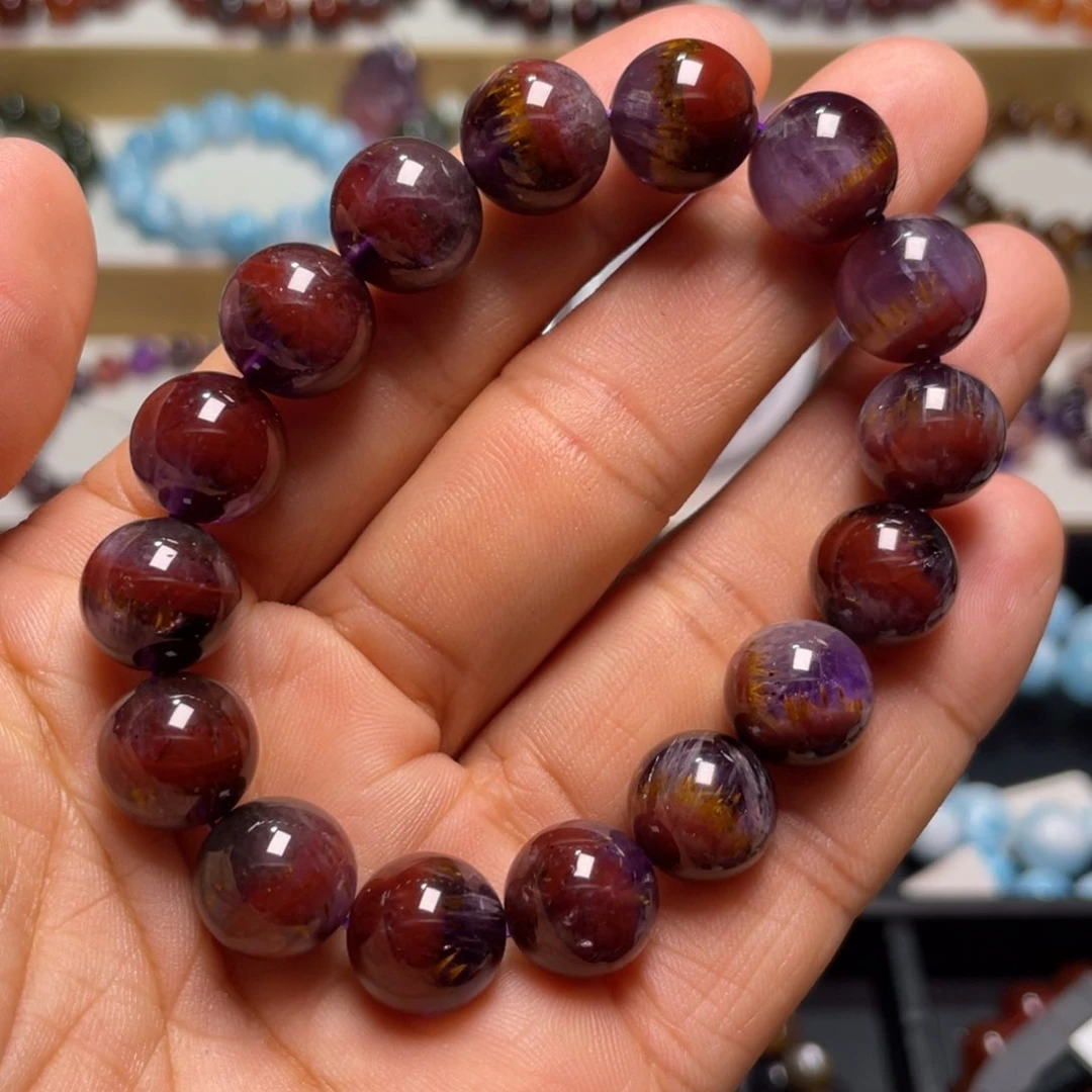 水晶手链未镶嵌极光手链12+m