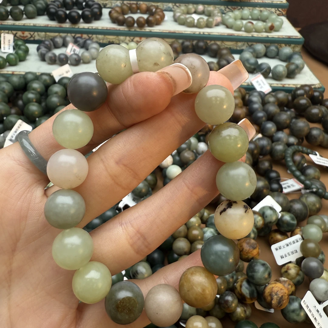 和田玉手串1211z拍一发一