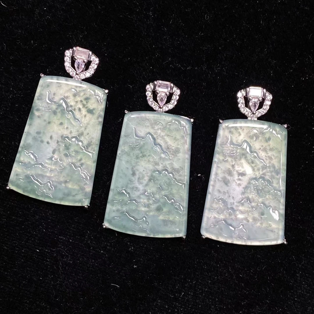 天然A货翡翠【山水牌】多样性发一个16078sp