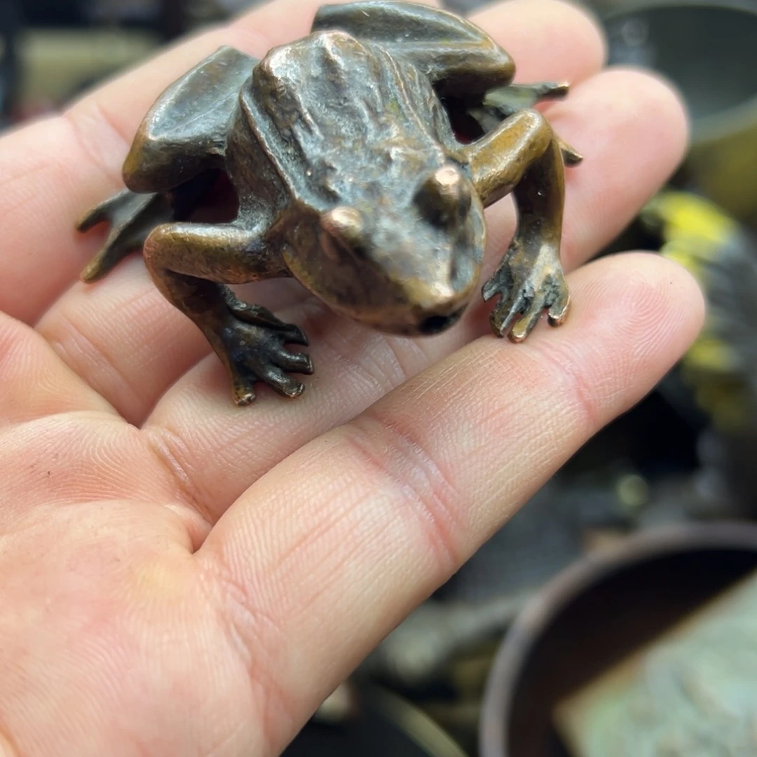 铜摆件欢迎欢迎你