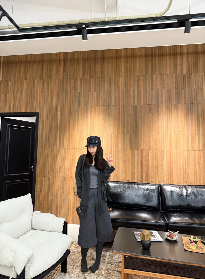 【南枝】秋季新款羊绒高级感百搭时尚流苏开衫 YW282