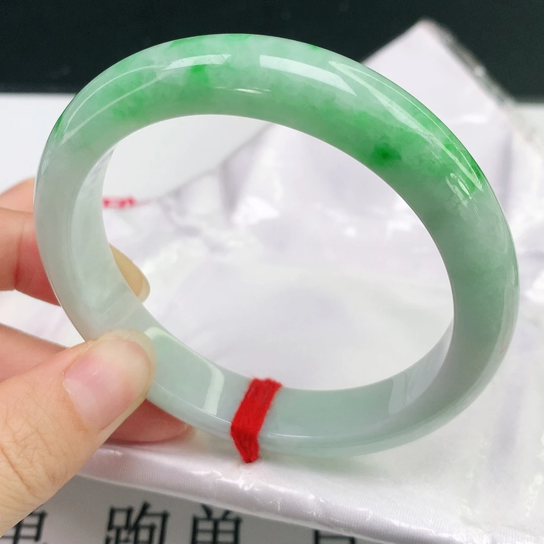 翡翠手镯未镶嵌缅甸天然翡翠A货手镯113