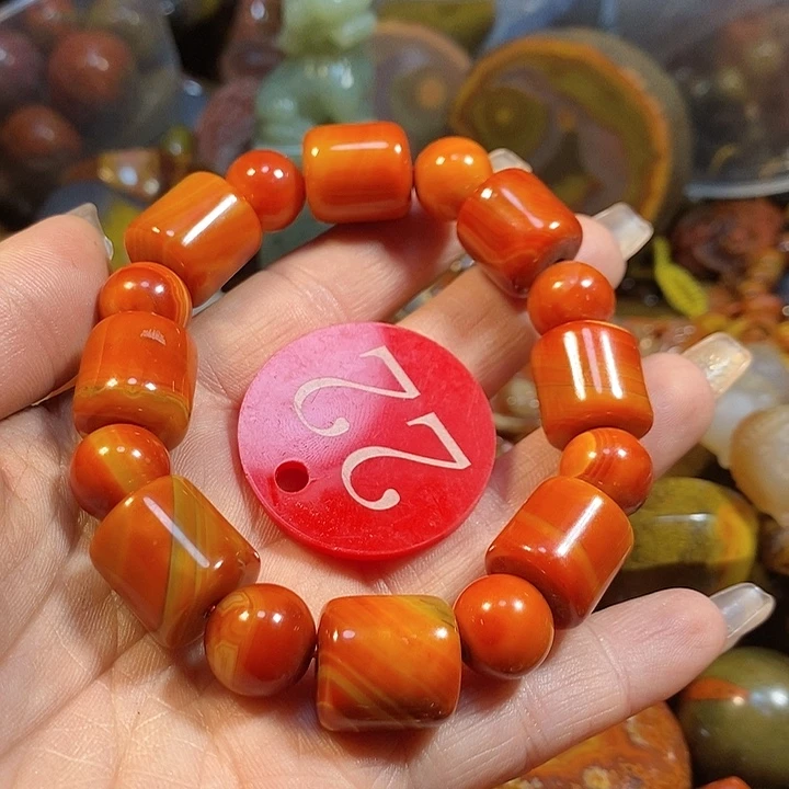 玛瑙/玉髓手链未镶嵌菲*