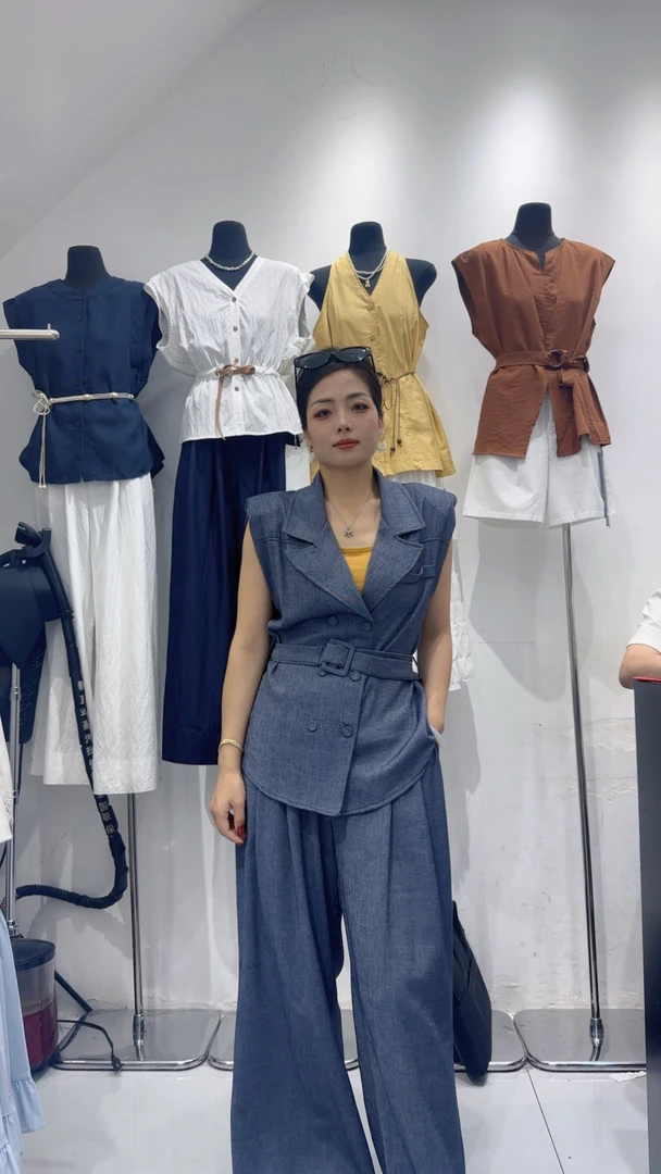 T恤吸汗圆领针织百搭半袖婉约风常规款