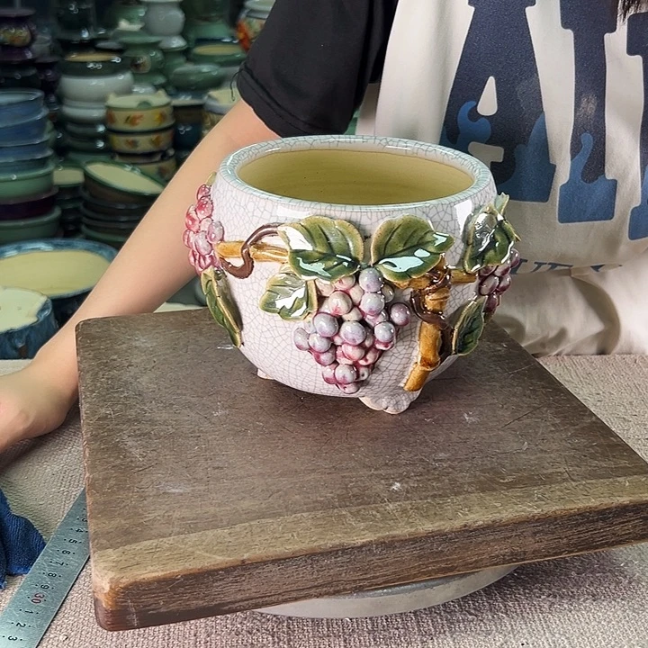 泳坤堂石湾盆陶瓷