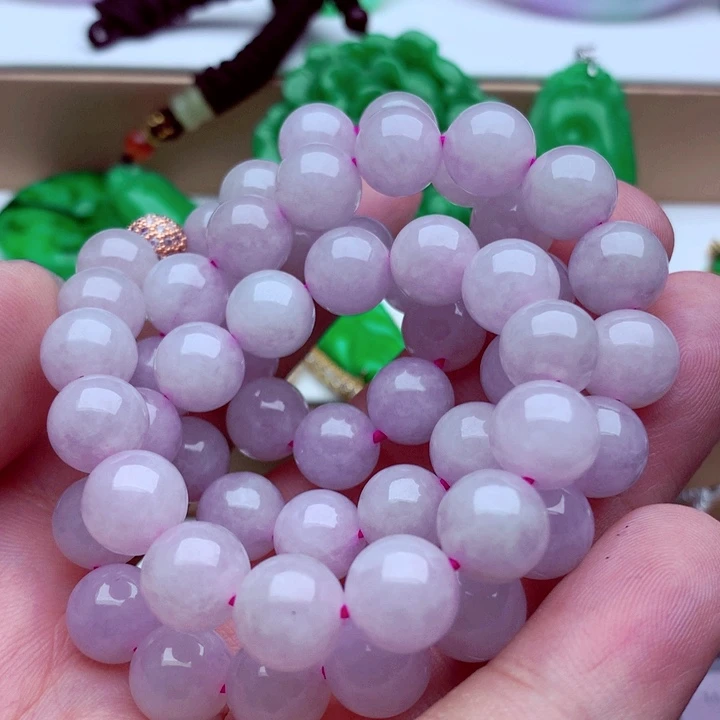 翡翠未镶嵌毛衣链