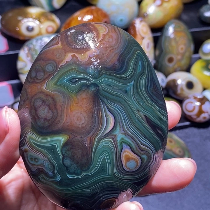 玛瑙/玉髓未镶嵌珠宝半成品11