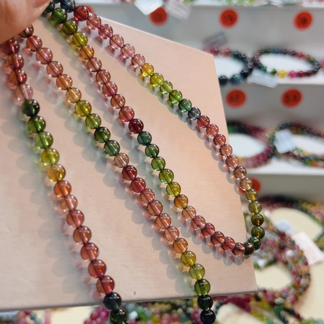 碧玺未镶嵌手链碧玺