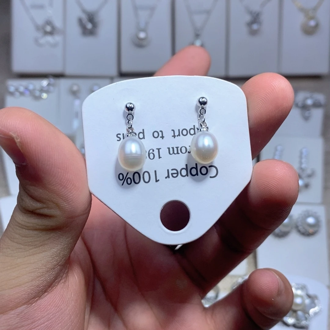 未镶嵌耳饰淡水珍珠