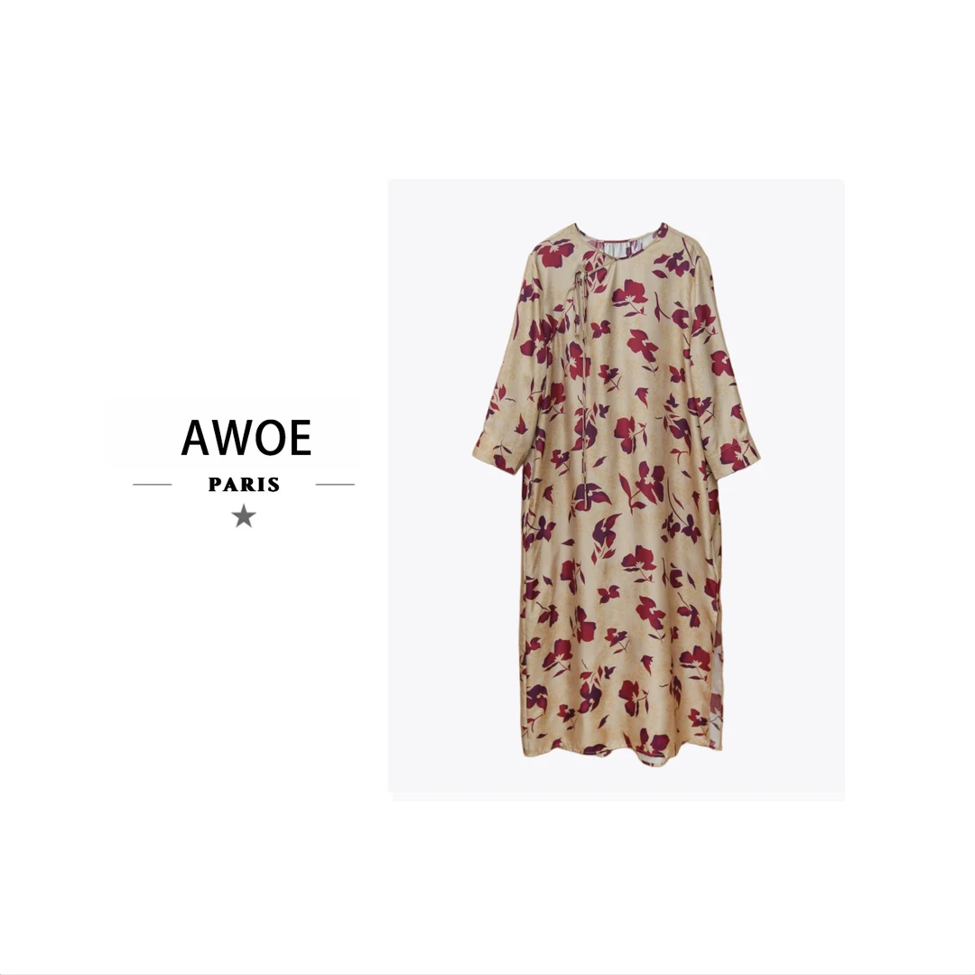 蝶语花新中式连衣裙-KDL1089