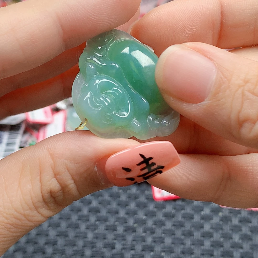 翡翠未镶嵌戒指福福利