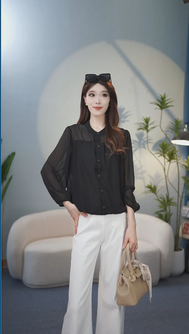 2024夏季防晒长袖时尚百搭宽松版小个子女装纯色系