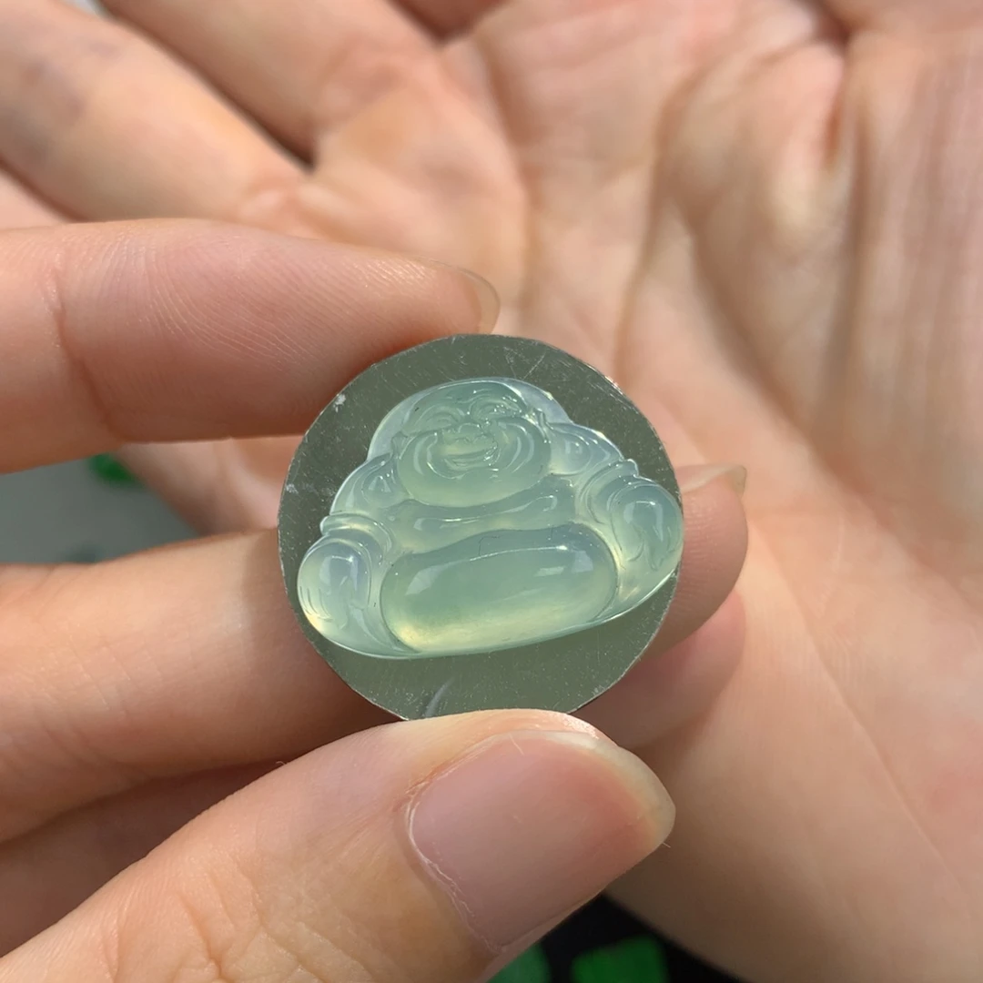 翡翠裸石翡翠佛公