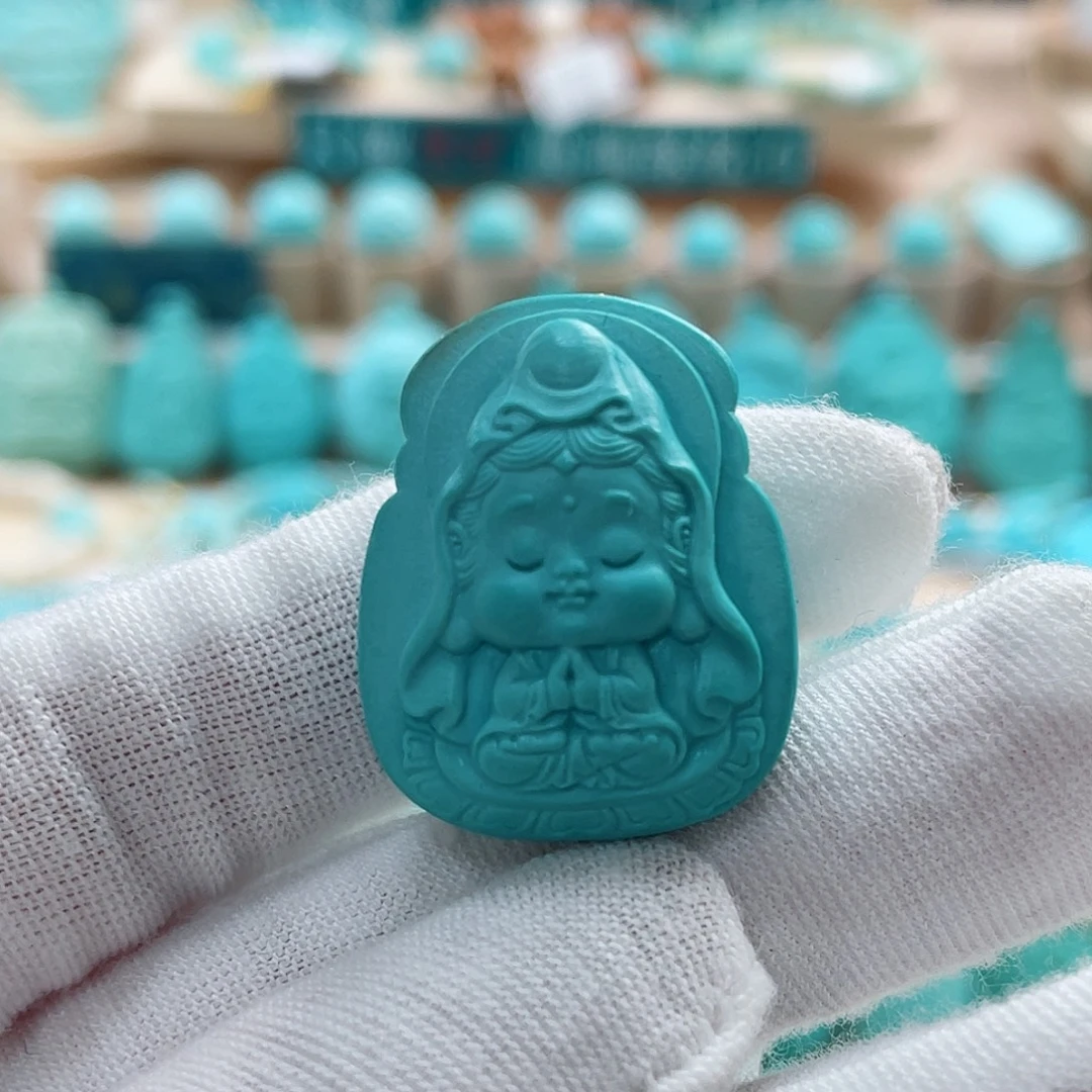 未镶嵌绿松石珠宝奇石