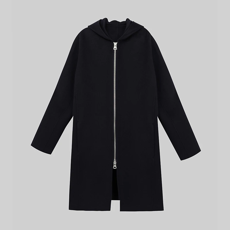 连帽双面呢大衣TA2W501404