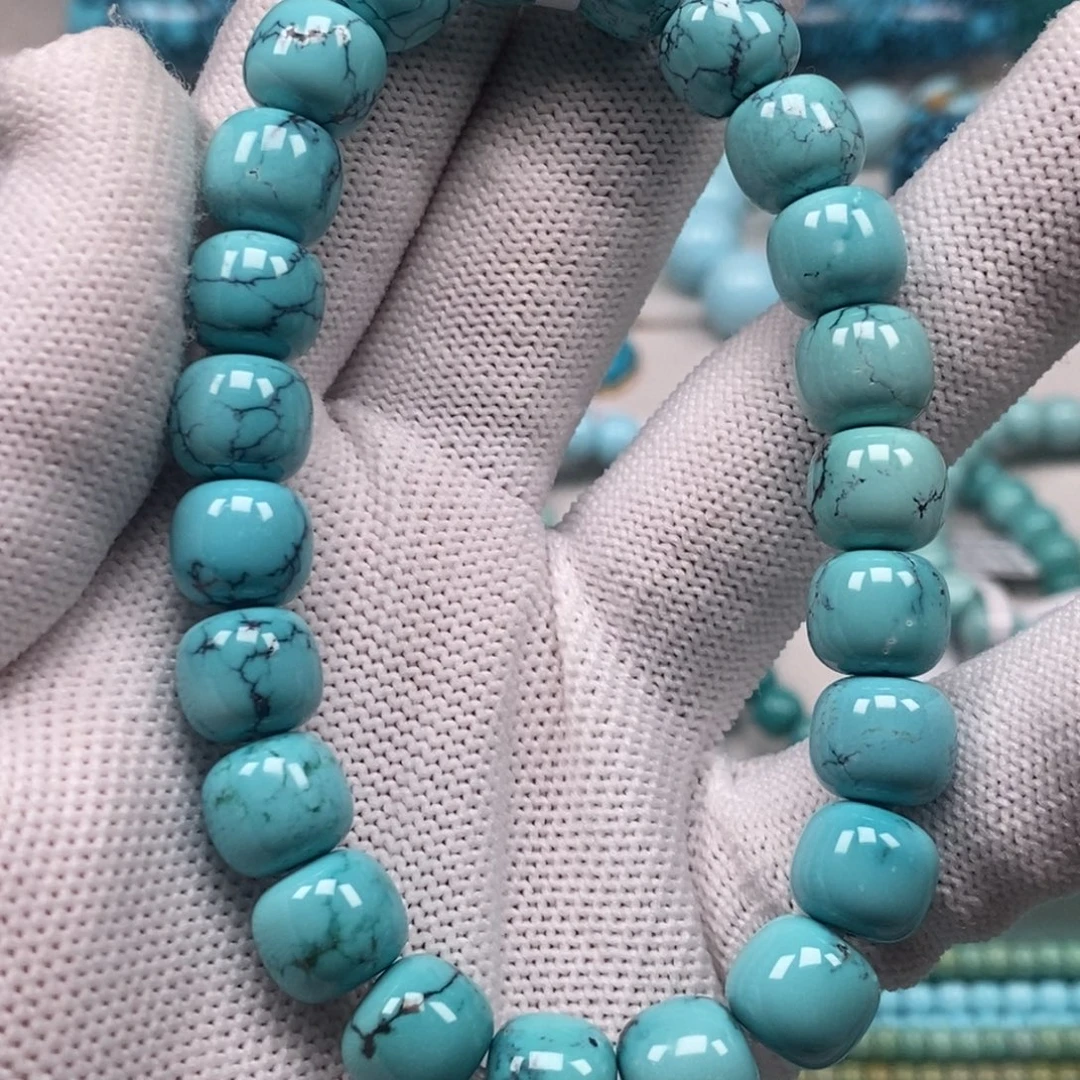 绿松石未镶嵌原矿纯干料绿松石