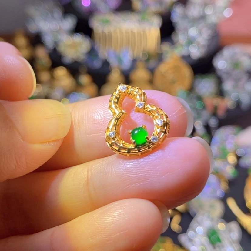 【闪购商品】银S925镶嵌挂件翡翠