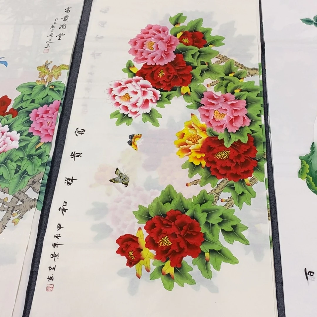 国画140✖️70工笔画画画画画画