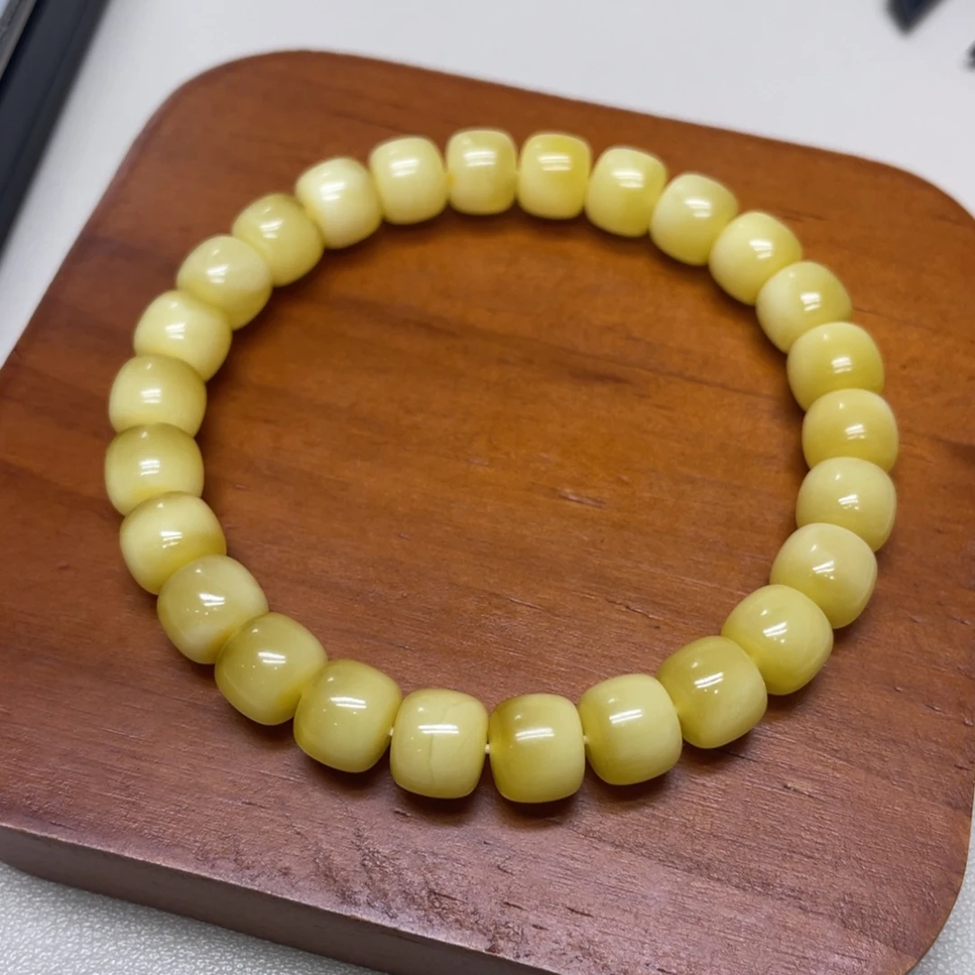 蜜蜡未镶嵌手链蜜蜡老型手串11克