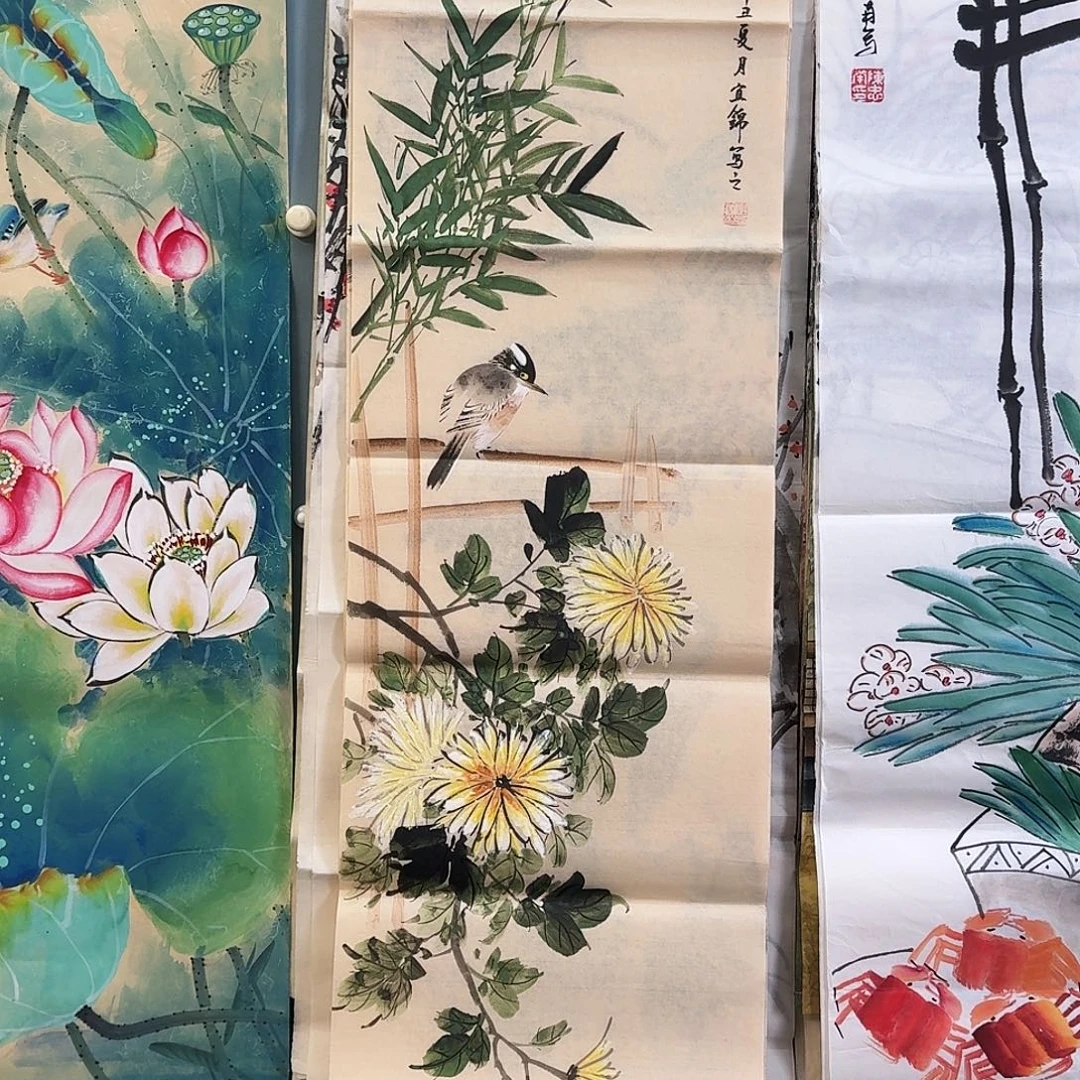 纯手绘国画作品好看