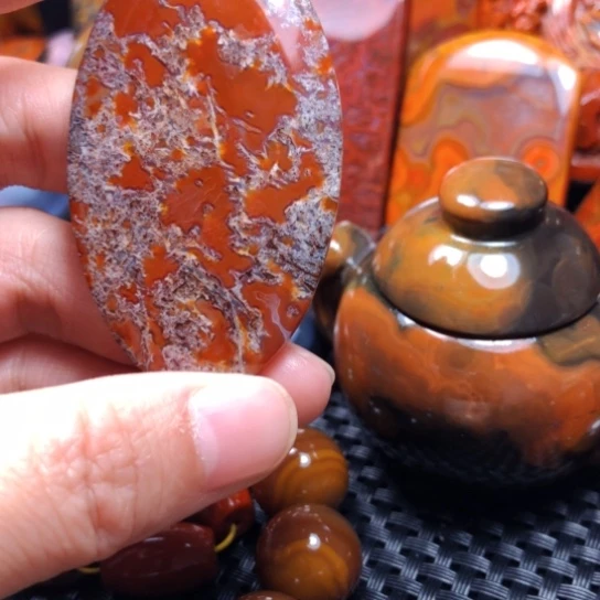 玛瑙/玉髓合金颈饰
