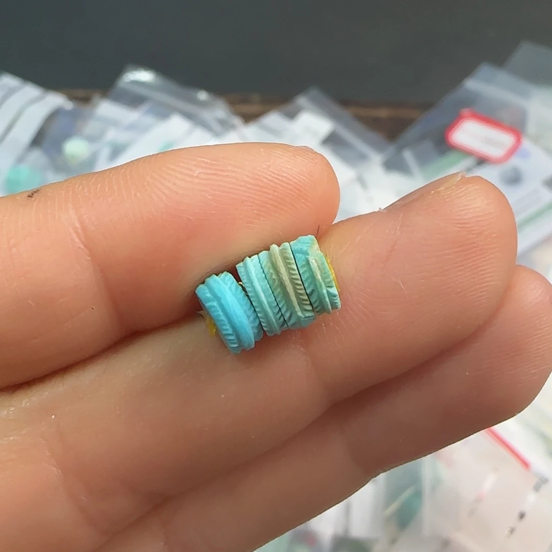 绿松石珠宝半成品未镶嵌