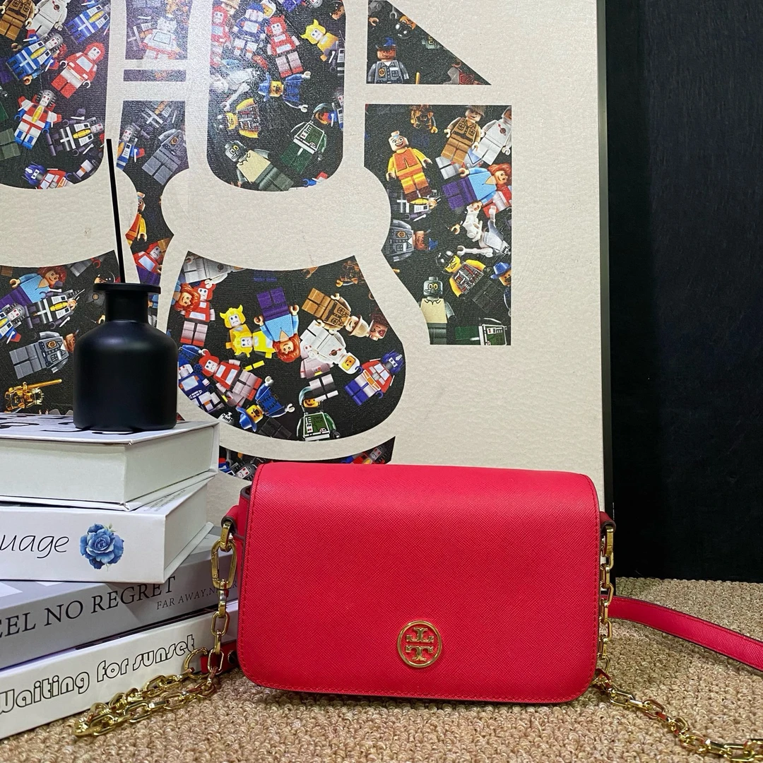 90新 TORY BURCH/汤丽柏琦 汤丽柏琦21720斜挎包21*12