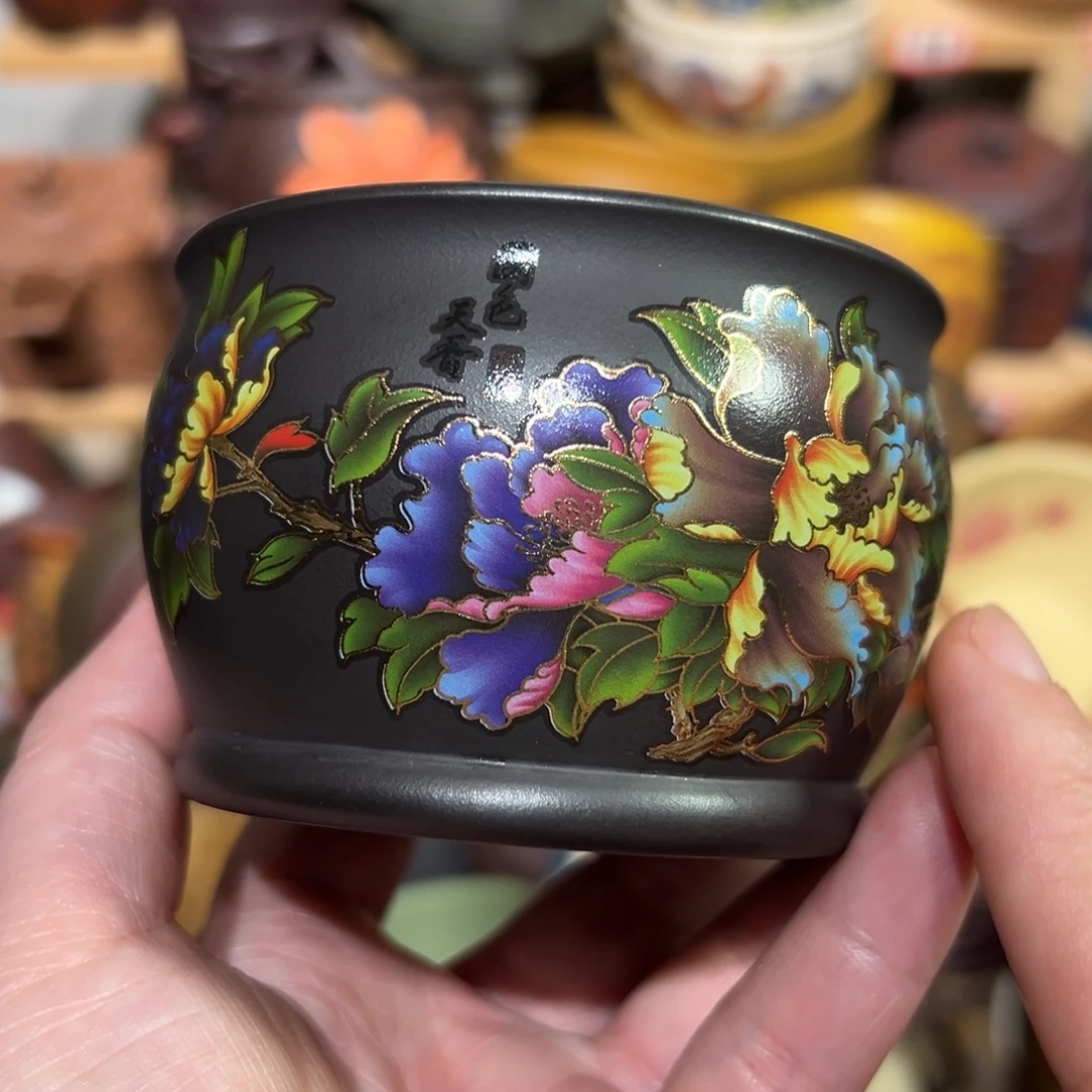 紫砂茶杯宜兴紫砂主人杯