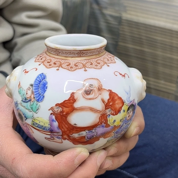 y***l瓷片精美的陶瓷摆件……