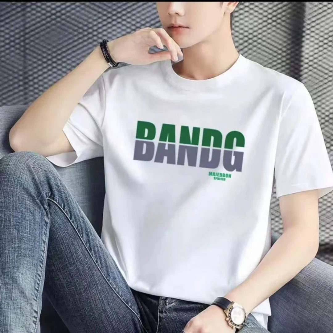 新款短袖T恤潮流休闲2025男女同款短袖时尚印花