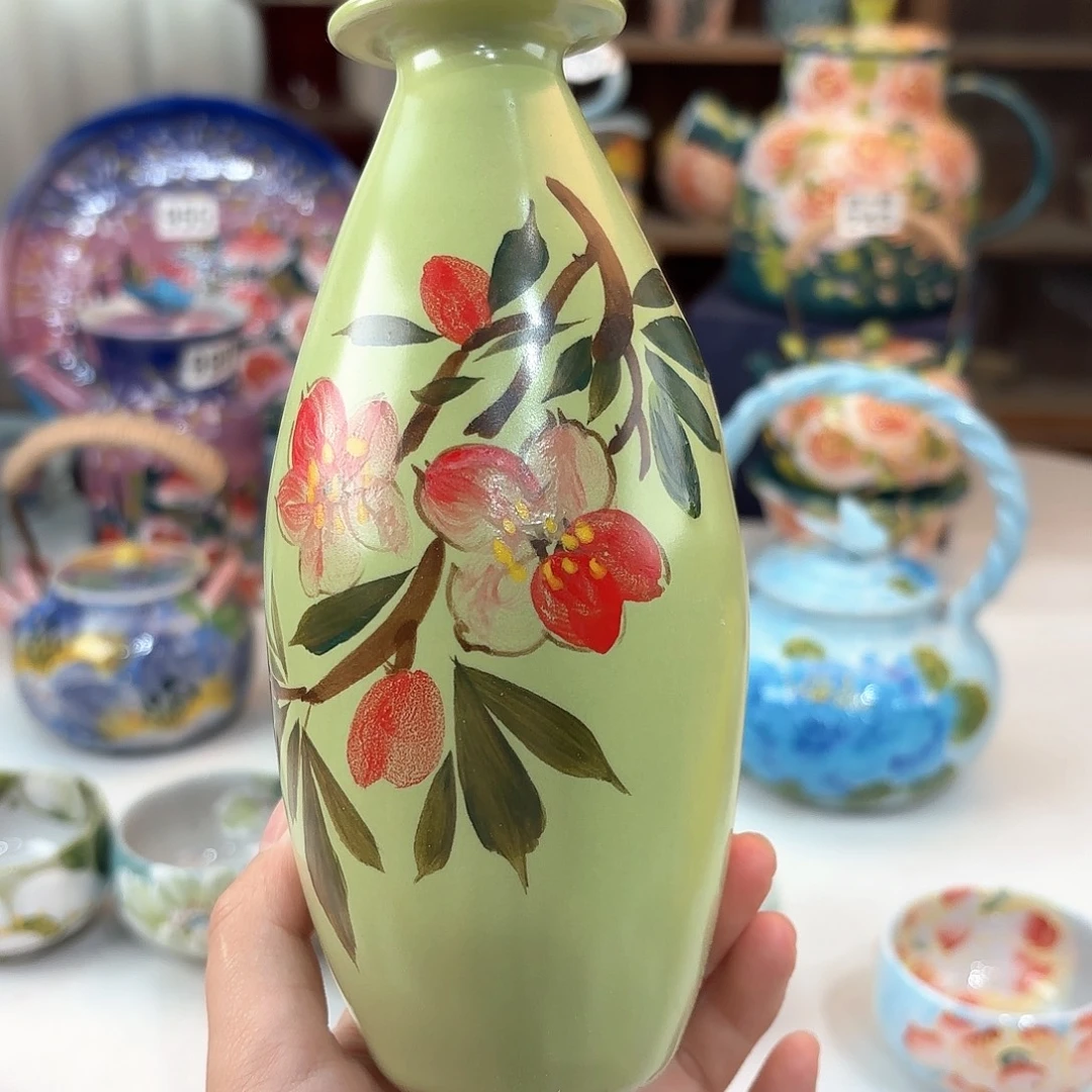 景德镇手绘高温釉下彩陶瓷茶具