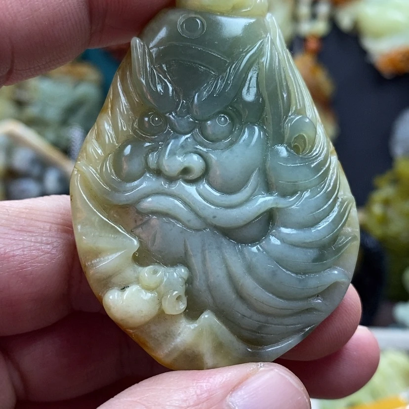 【闪购商品】蛇纹石玉吊坠未镶嵌