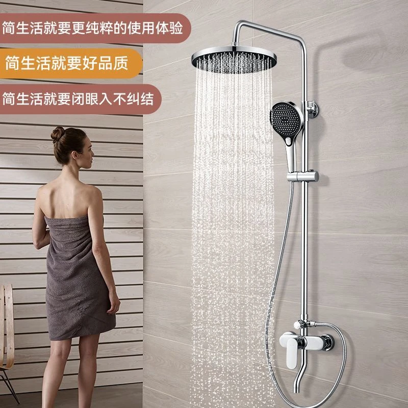 JMNWN2025新款全铜家用淋浴花洒套装卫生间浴室淋雨洗澡喷头淋浴