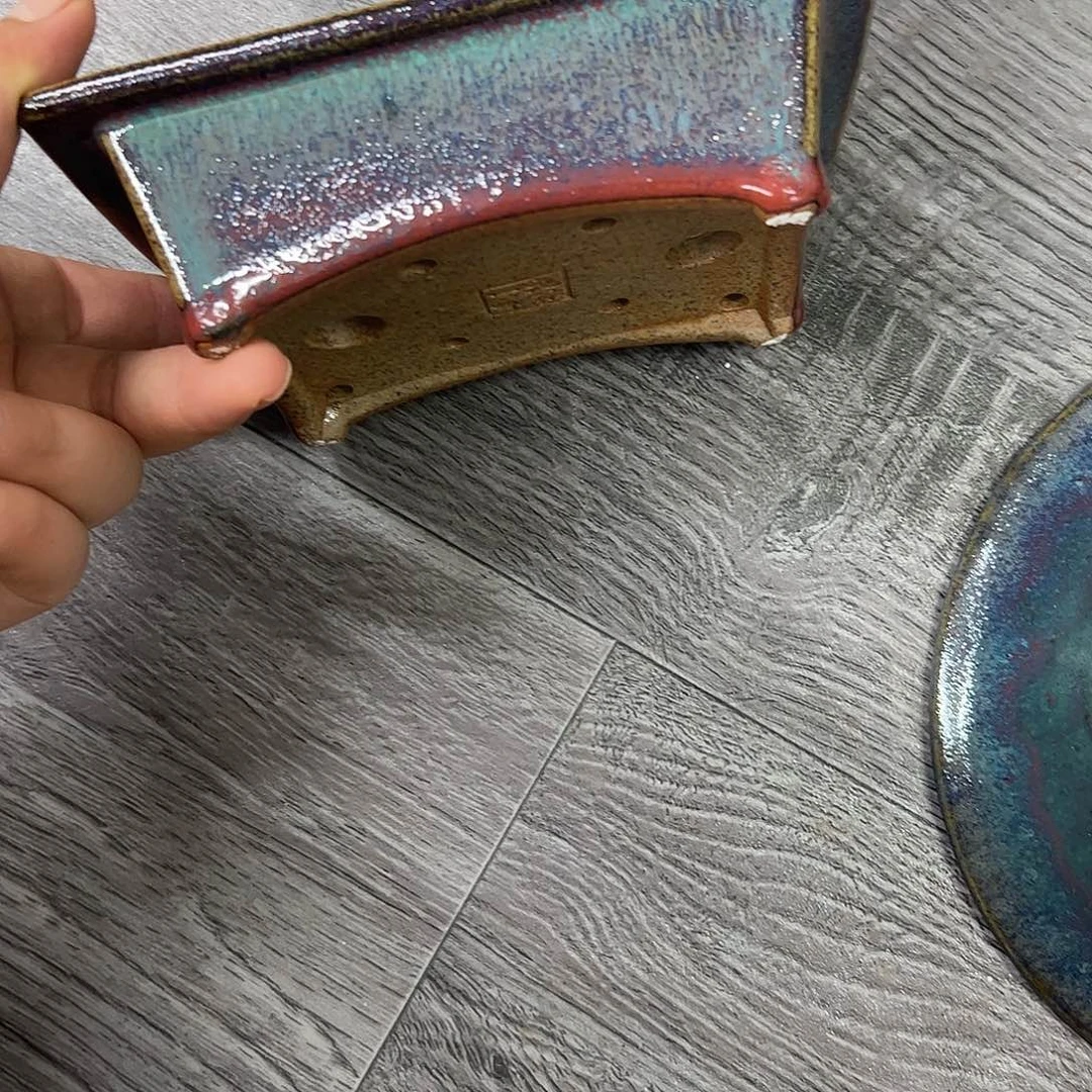福***H紫砂花盆231号瑕疵15/11/4.5cm窑变