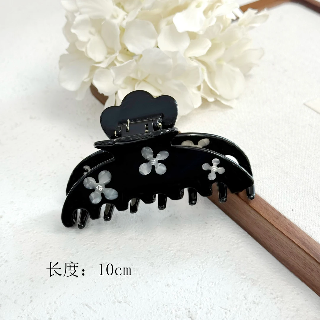 BAOSHATI/宝莎缇F-1371气质百搭花朵高级感抓夹10CM