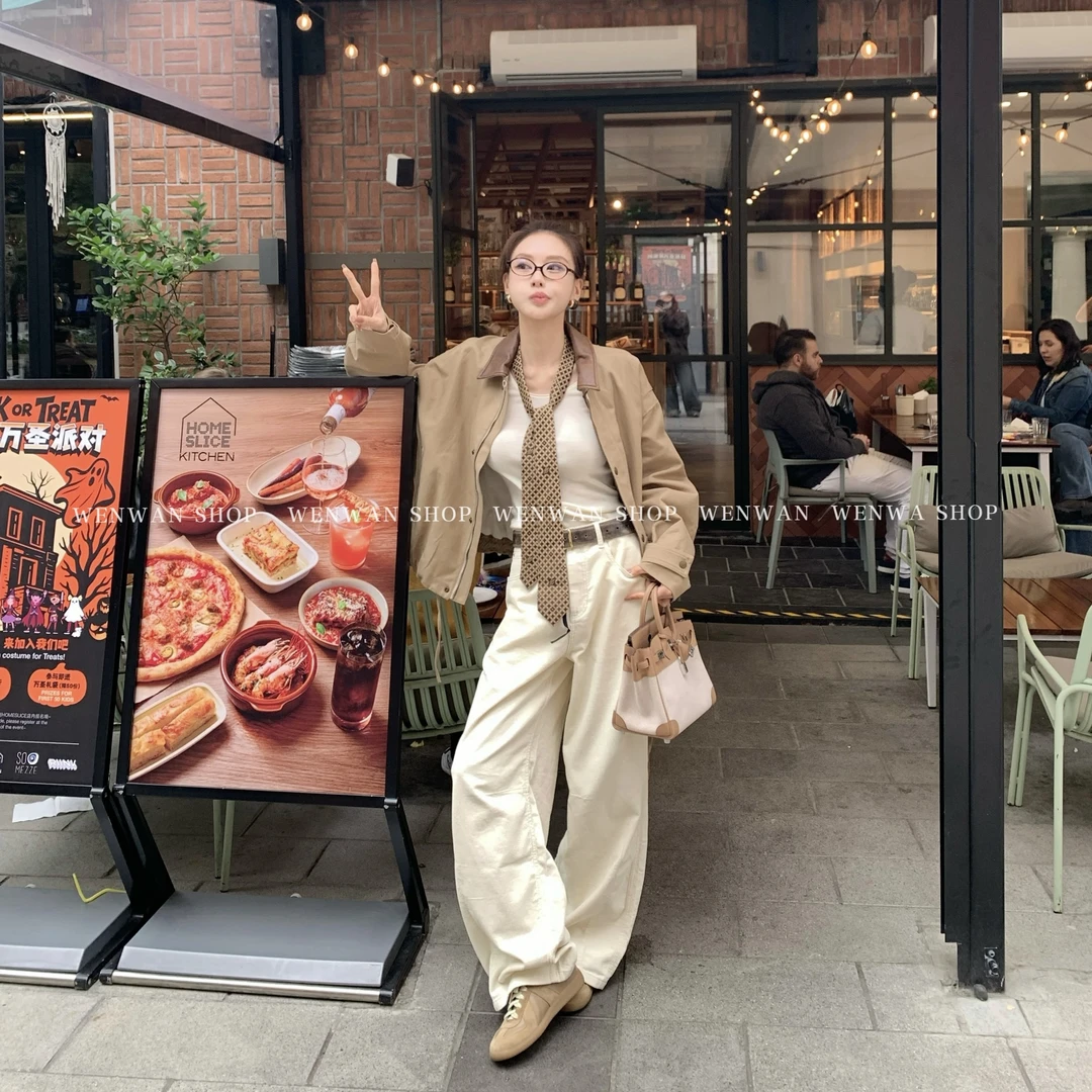 双十一狂欢价！【简而不凡】灯芯绒直筒宽松显瘦休闲裤